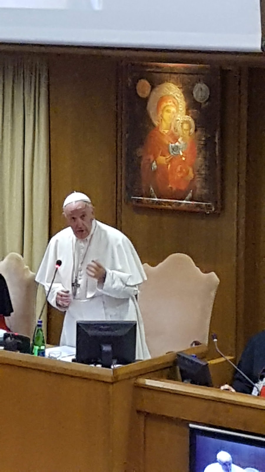 Pope final talk